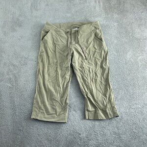 Columbia Womens Omni-Shield Capris Size 18L Nylon/Elastane Khaki 5505